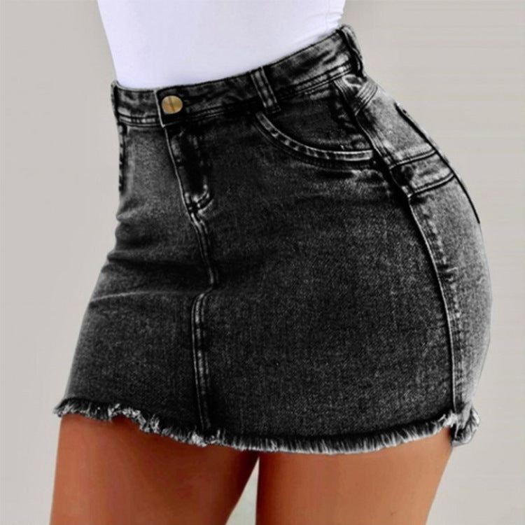 High Waist Sexy Pencil Jeans Skirt – Figurbetonter Denim-Minirock
